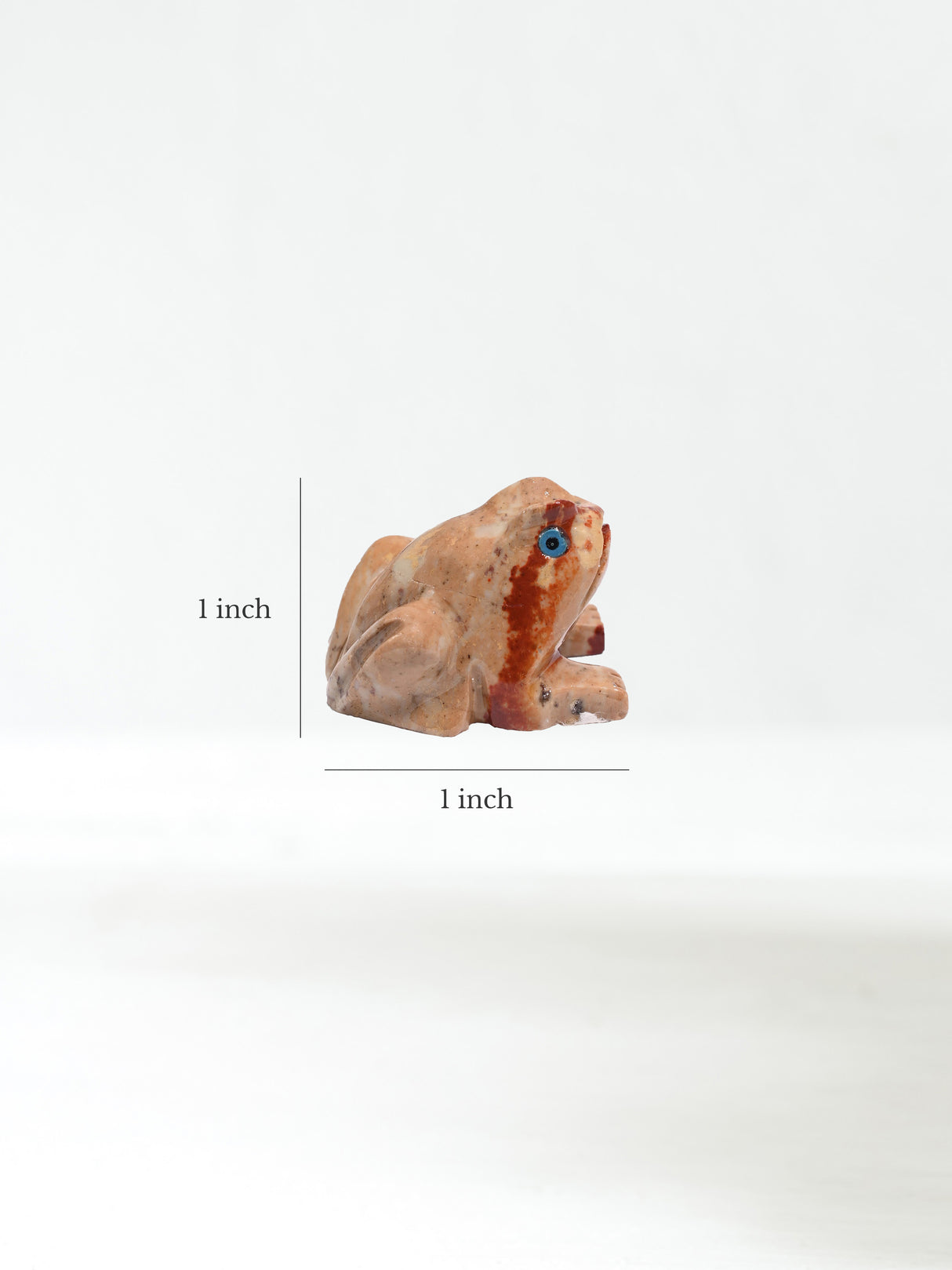 Soapstone Animal Carving Frog Dimension | Cg601