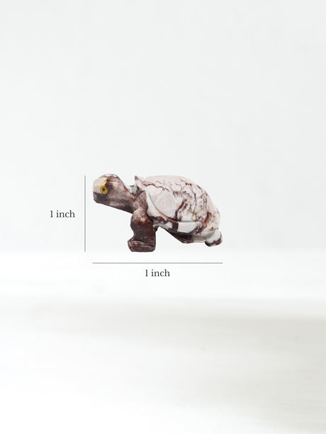 Soapstone Animal Carving Turtle Dimension | Cg602
