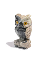 Soapstone Animal Carving Owl 2 | Cg605