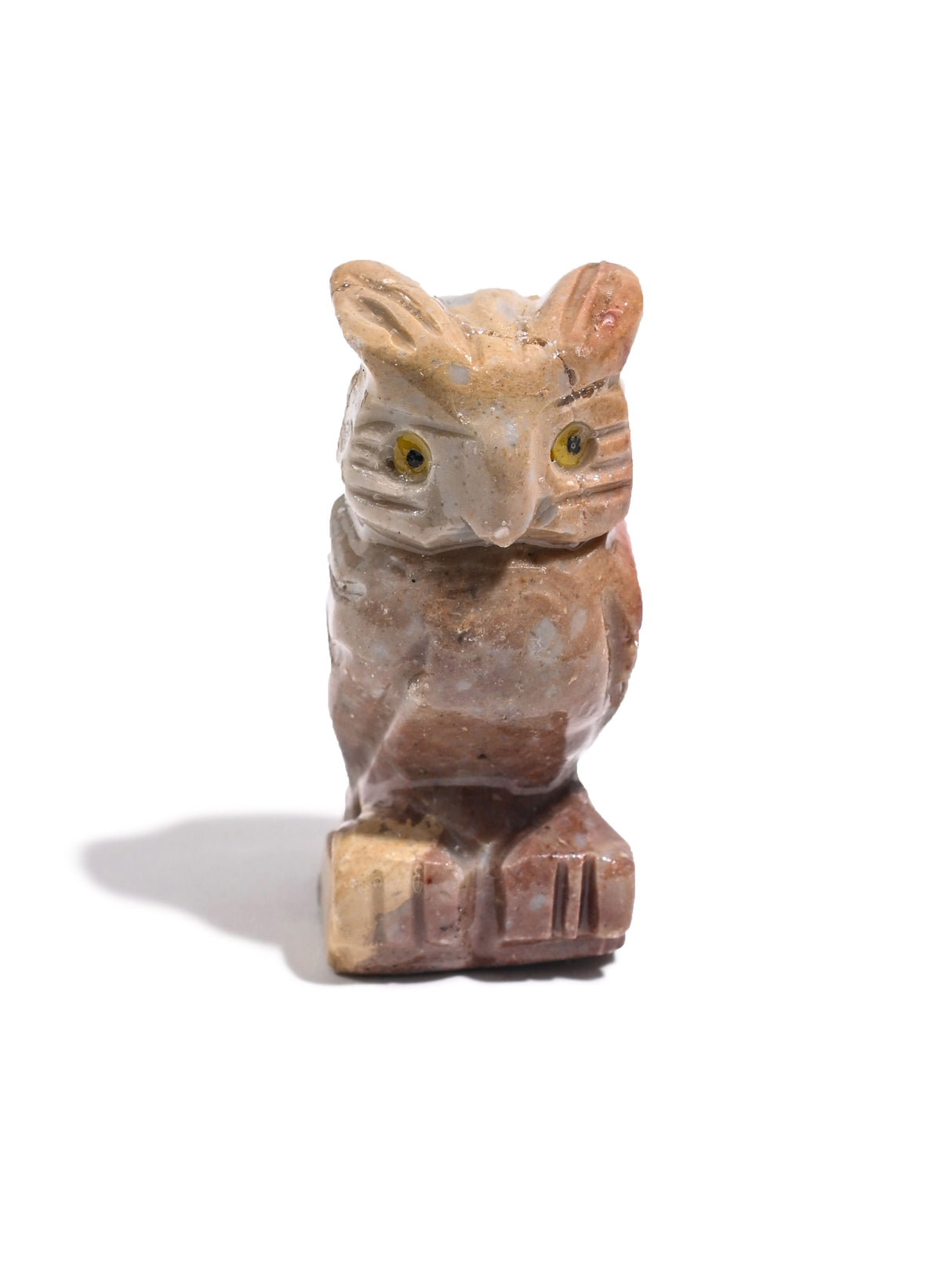 Soapstone Animal Carving Owl 3 | Cg605