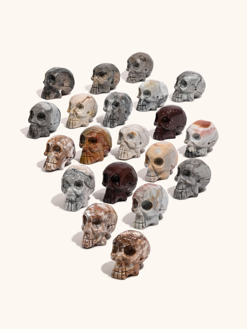 Soapstone Skull Carving