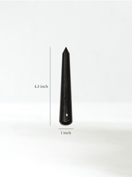 Black Tourmaline Wand Dimension | Cg61