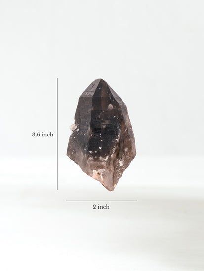 Raw Smoky Quartz Point J Dimension | Cg673