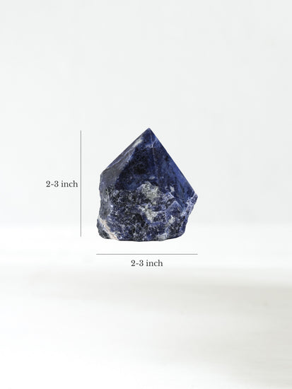Sodalite Semi-Polished Points Dimension | Cg69