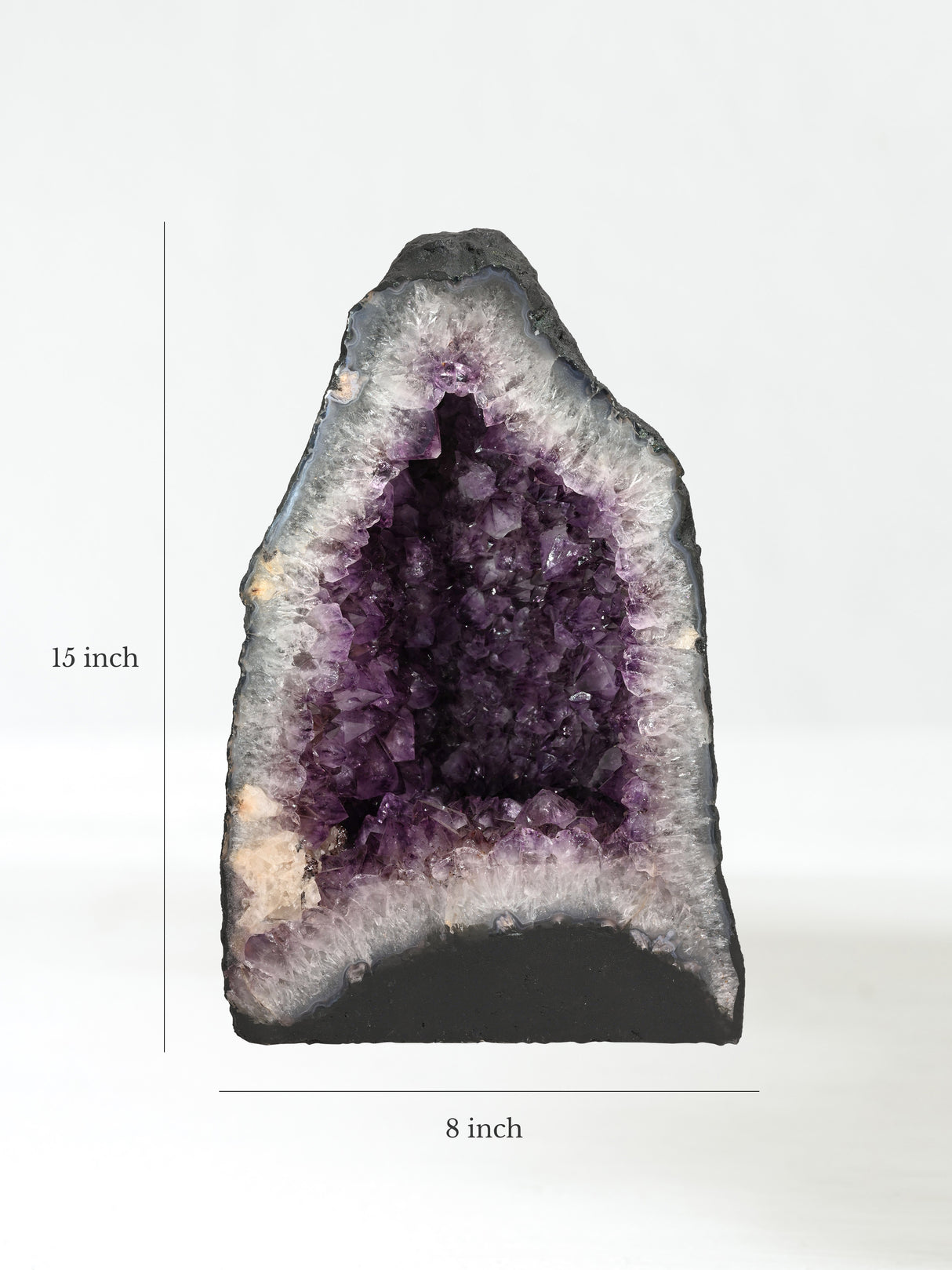 Amethyst Cathedral H Dimensions | Cg786