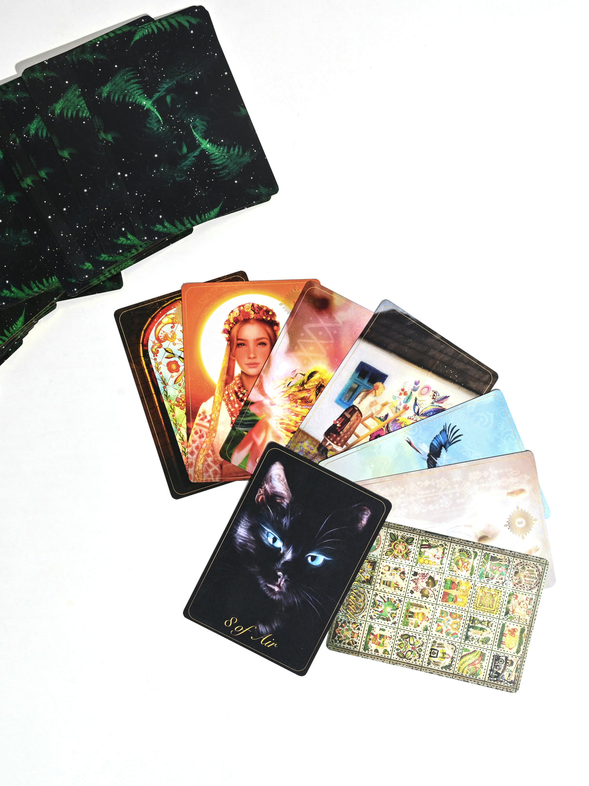 Flower of the Magic Fern Ukrainian Tarot 4 | dc41