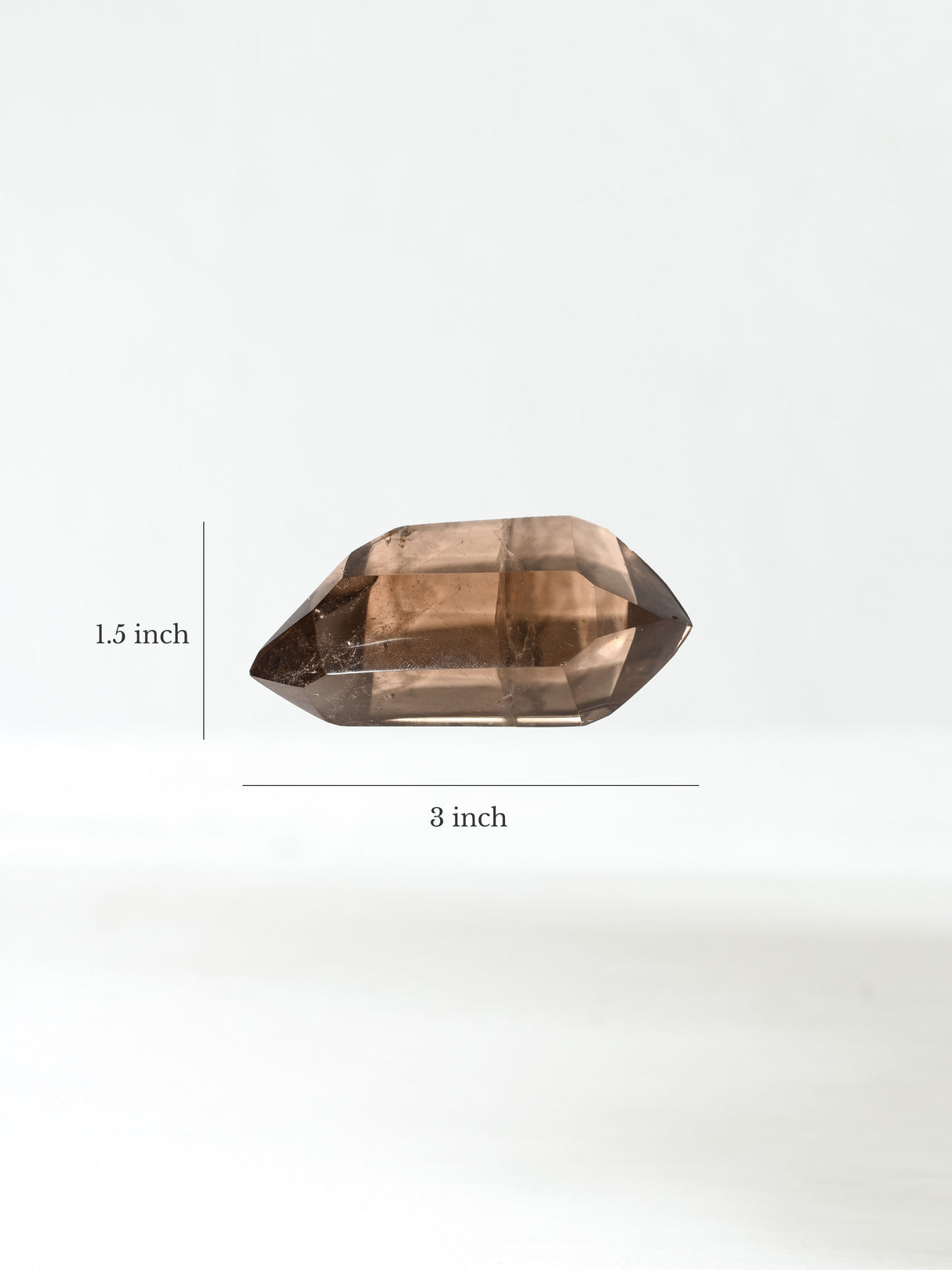 Double-Terminated Smoky Quartz M Dimension | Cg1067