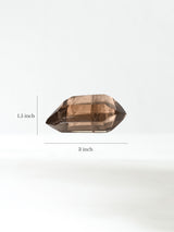 Double-Terminated Smoky Quartz M Dimension | Cg1067