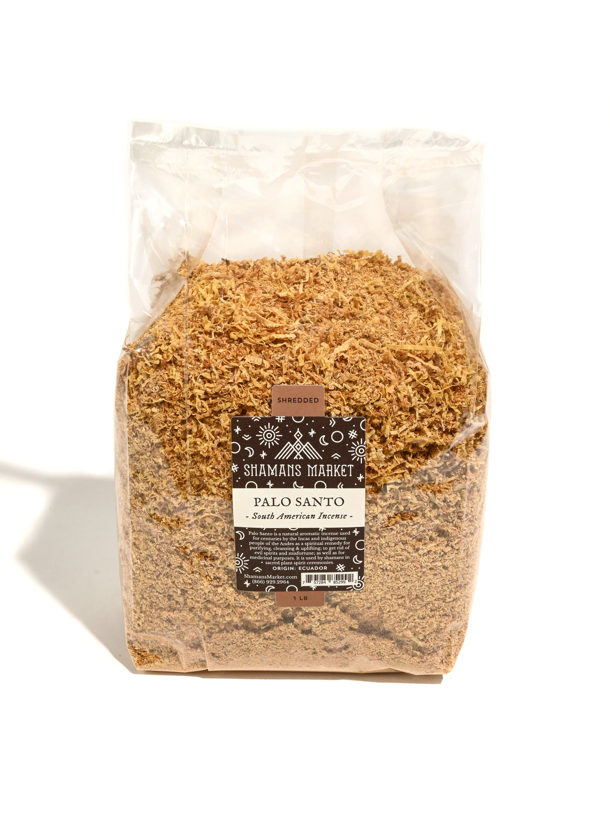 Loose Herbs & Incense 1 lb Palo Santo - Shredded Loose