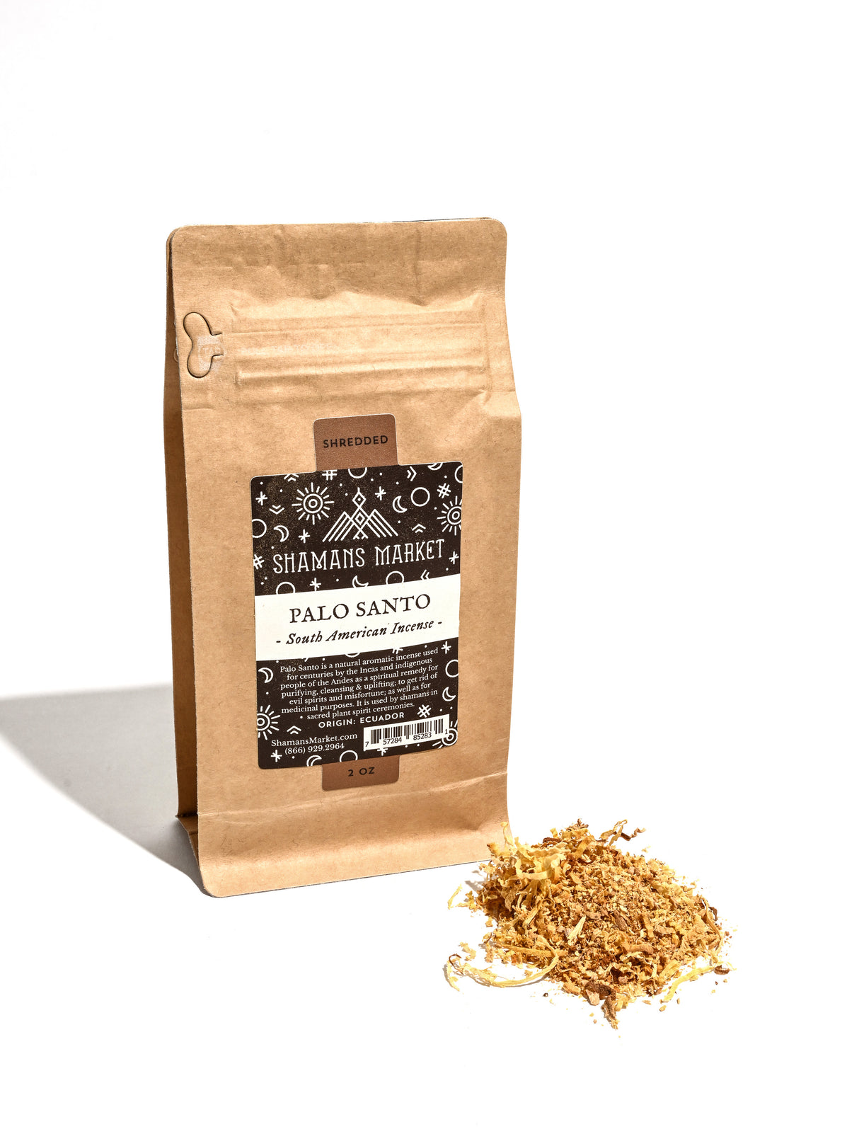 Loose Herbs & Incense 2 oz. Bag Palo Santo - Shredded Loose