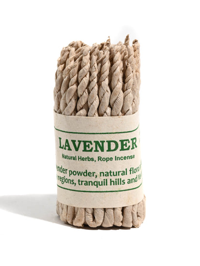 Lavender Natural Herbs Rope Incense | i149