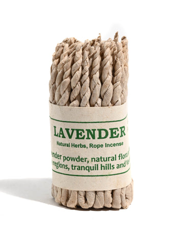 Lavender Natural Herbs Rope Incense