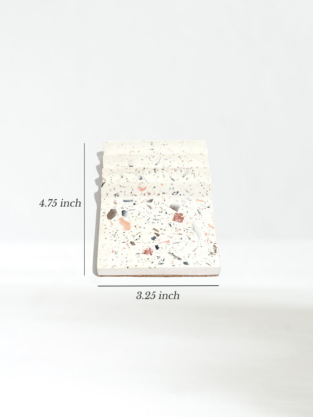 Auk Ma Palo Santo Burner Dimension | ib94-White Terrazzo
