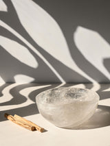Clear Quartz Crystal Bowl