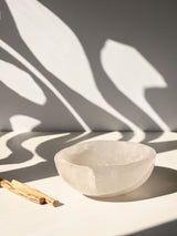 Clear Quartz Crystal Bowl