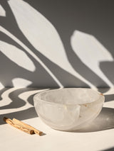 Clear Quartz Crystal Bowl