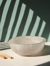 Clear Quartz Crystal Bowl