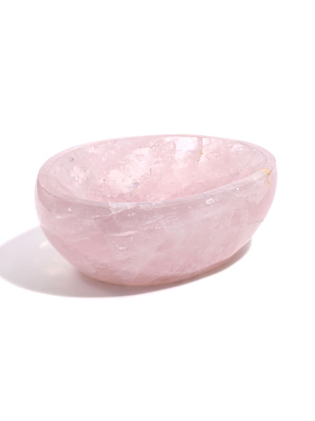 Rose Quartz Crystal Bowl D | Cg753