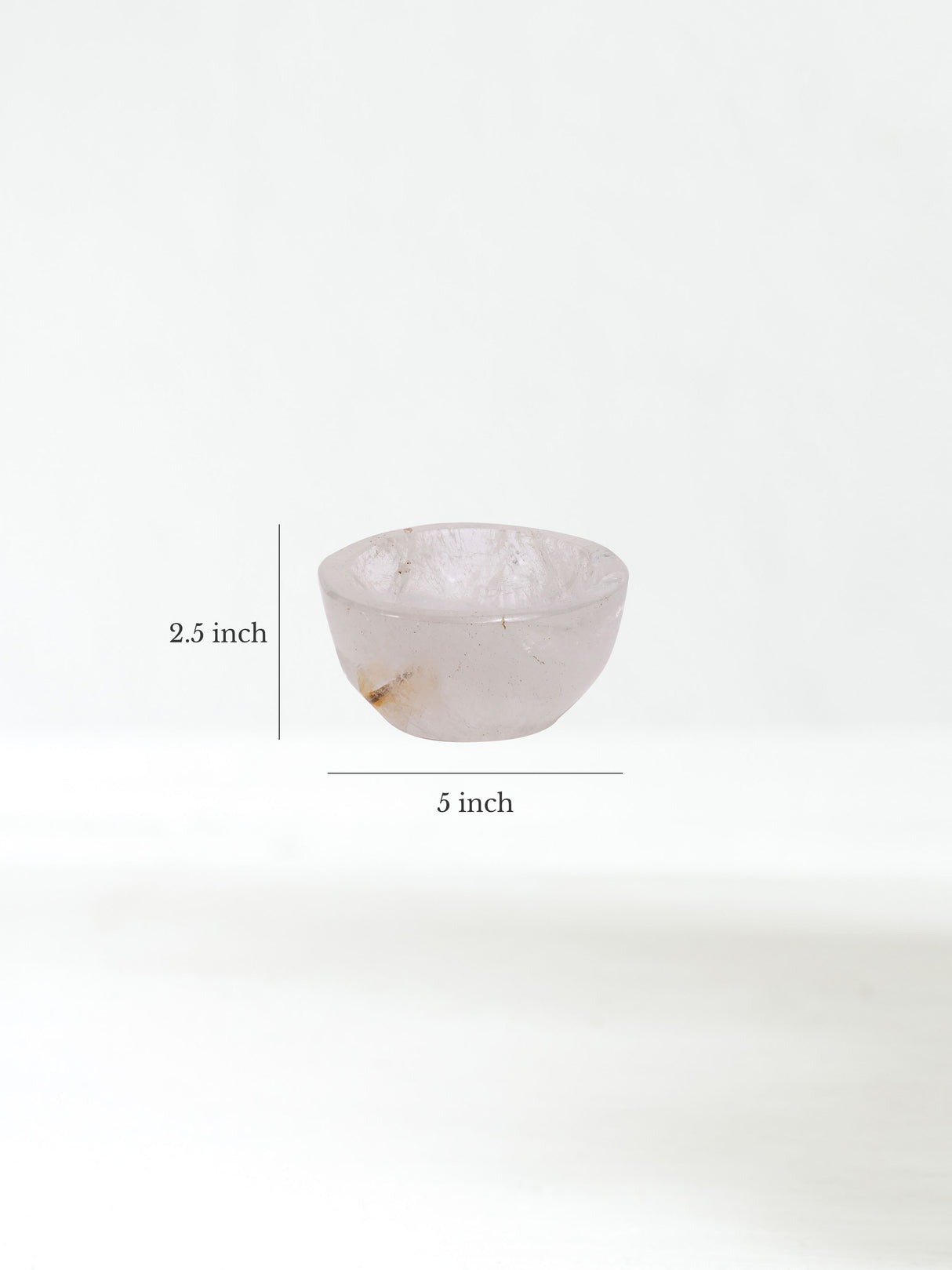 Clear Quartz Crystal Bowl A Dimension | Cg715