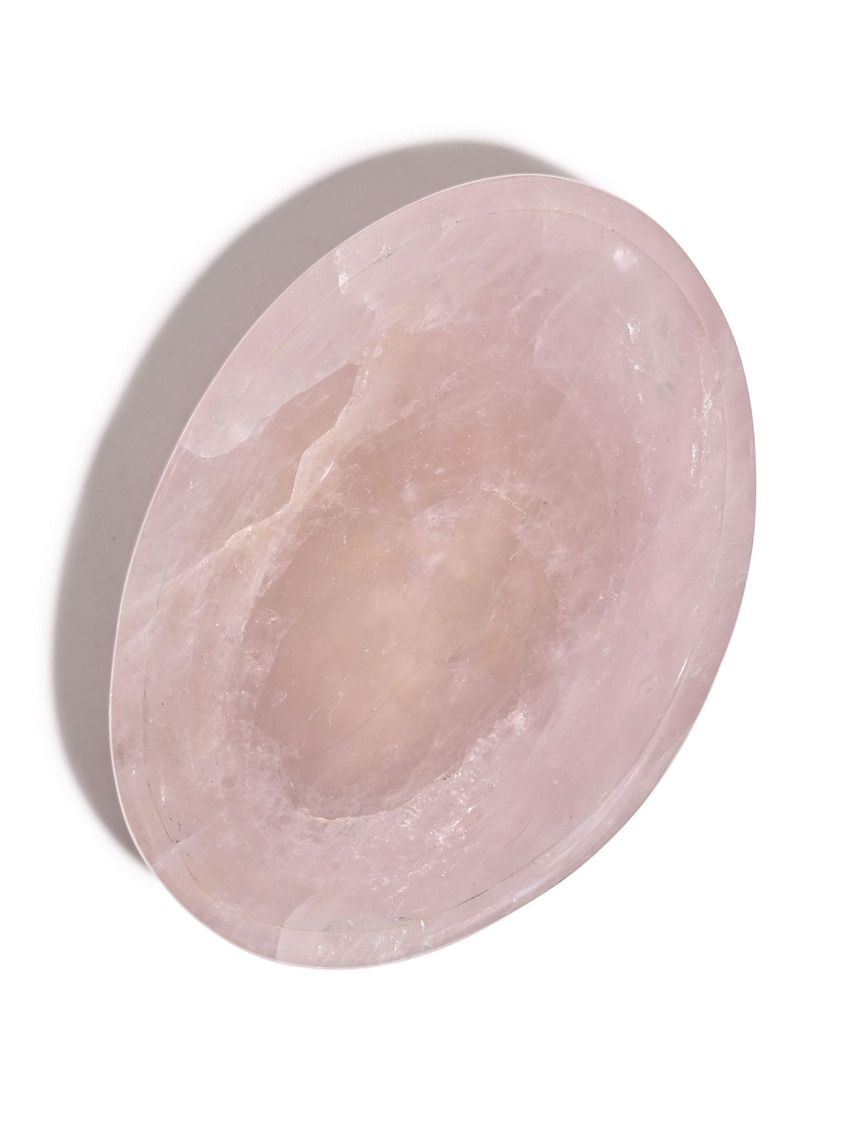 Rose Quartz Crystal Bowl E 2 | Cg754