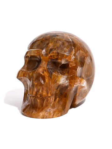 Golden Healer Crystal Skull