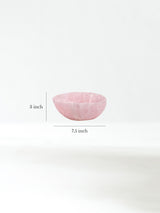 Rose Quartz Crystal Bowl C Dimension | Cg725