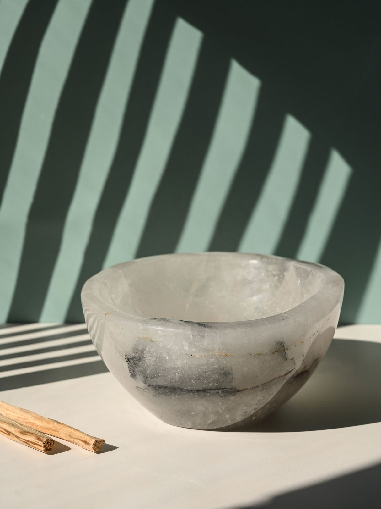Clear Quartz Crystal Bowl