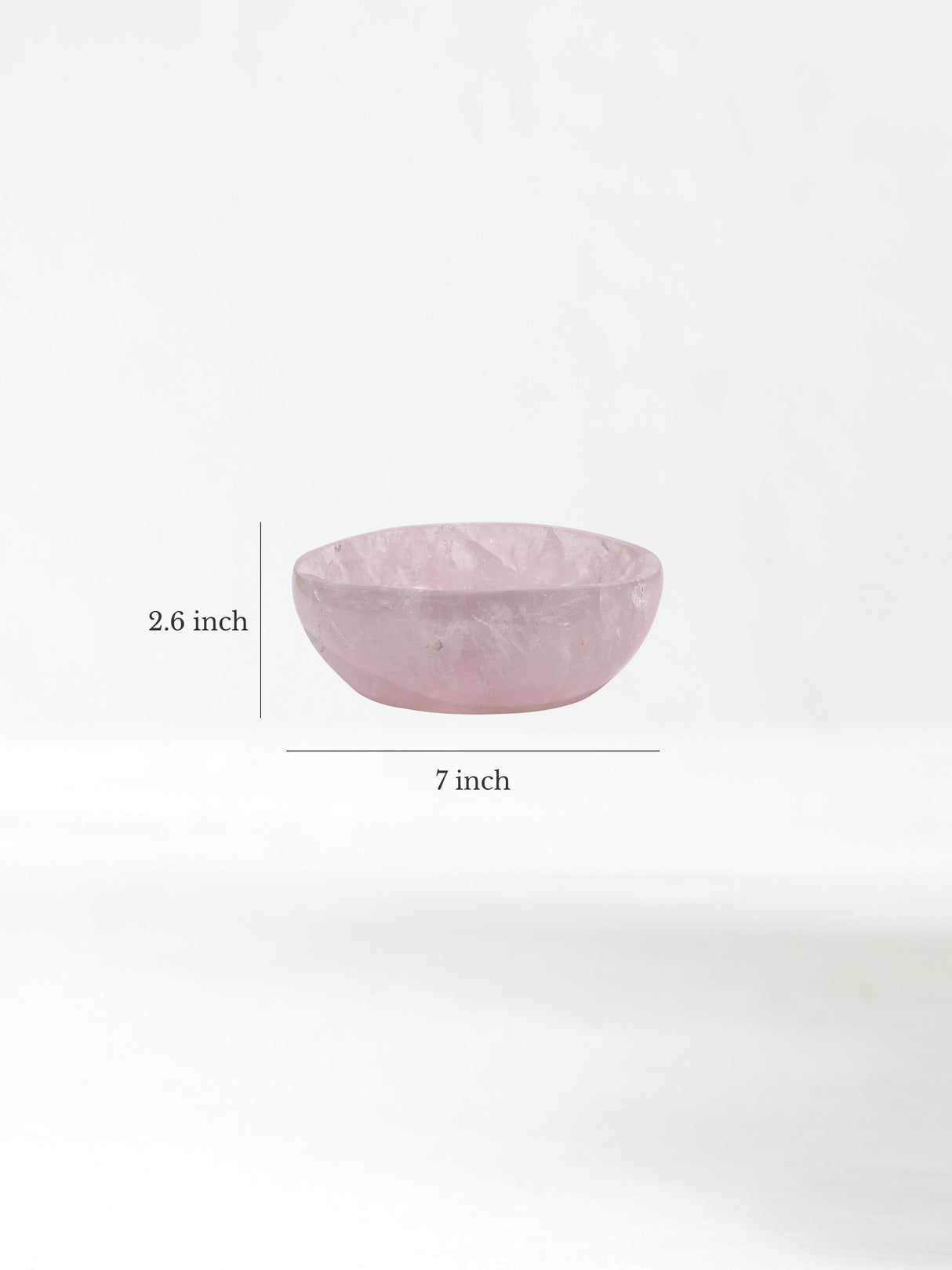 Rose Quartz Crystal Bowl A Dimension | Cg827