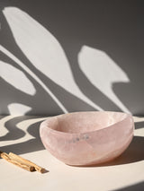 Rose Quartz Crystal Bowl