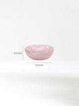 Rose Quartz Crystal Bowl D Dimension | Cg753