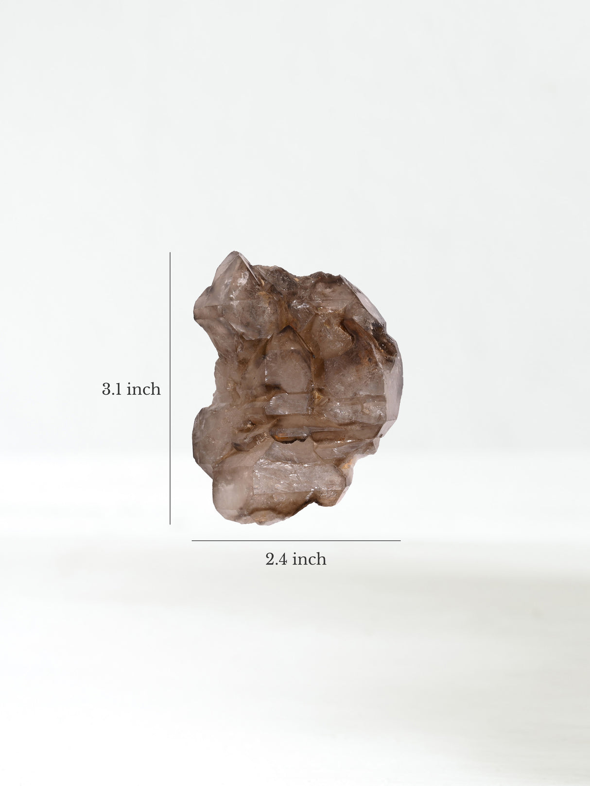 Elestial Smoky Quartz G Dimension | Cg841