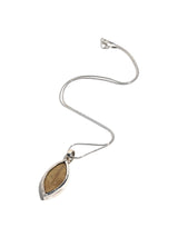Peruvian Silver Coca Leaf Necklace 2 | j0110