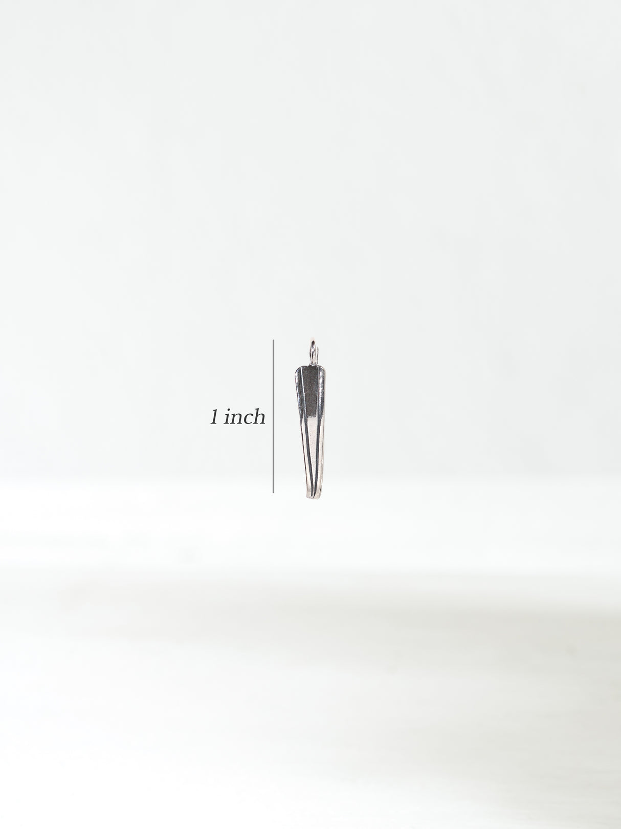 Pi Stone Donut Bail Sterling Silver Dimension | j0264