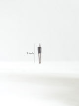 Pi Stone Donut Bail Sterling Silver Dimension | j0264