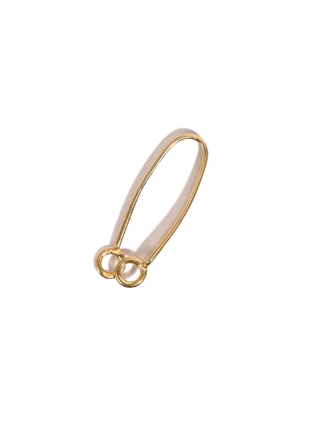 Pi Stone Donut Bail Gold | j0265