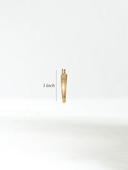 Pi Stone Donut Bail Gold Dimension | j0265