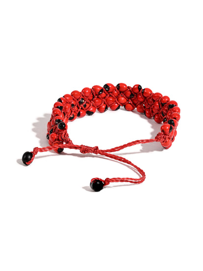 Shipibo Amazon Rainforest Seed Bracelet - Adjustable 1 | j0348