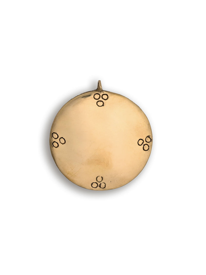Tibetan Melong Shamanic Mirror Pendant