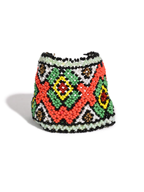 Shipibo Amazon Jungle Rainforest Woven Beaded Bracelet 3 | j0454