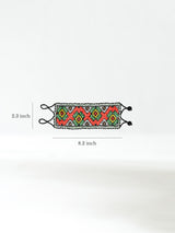 Shipibo Amazon Jungle Rainforest Woven Beaded Bracelet Dimension | j0454