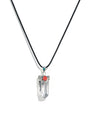 950 Peruvian Silver, Stone and Crystal Pendant Necklace | j0489