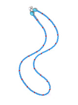 Turquoise & Red Glass Bead Necklace 2 | j0507