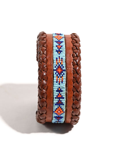 Artisan Leather Cuff Bracelet | j0584