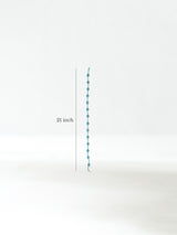 Turquoise Turtle Necklace Dimension | j0587