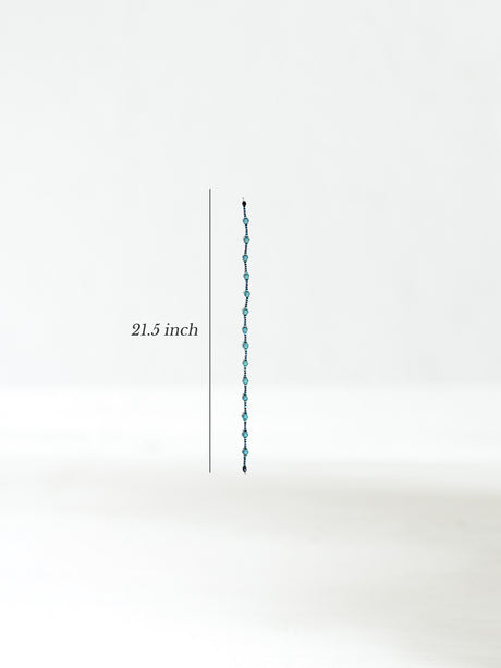Heishi Collection: Turquoise Turtle Necklace Dimension | j0591