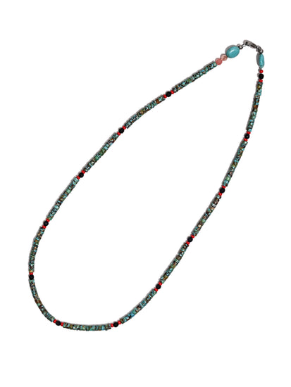Heishi Collection: Raw Turquoise Necklace 2 | j0593