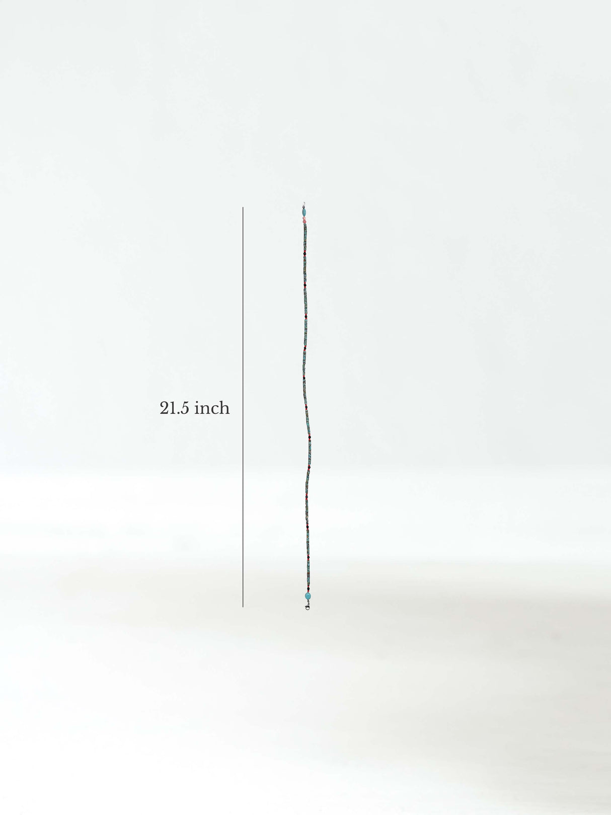 Heishi Collection: Raw Turquoise Necklace Dimension 2 | j0593