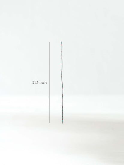 Heishi Collection: Raw Turquoise Necklace Dimension 2 | j0593