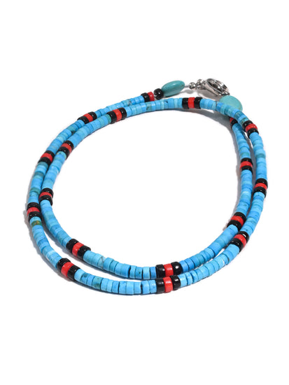 Heishi Collection: Handcrafted Fine Turquoise Necklace 3 | j0594