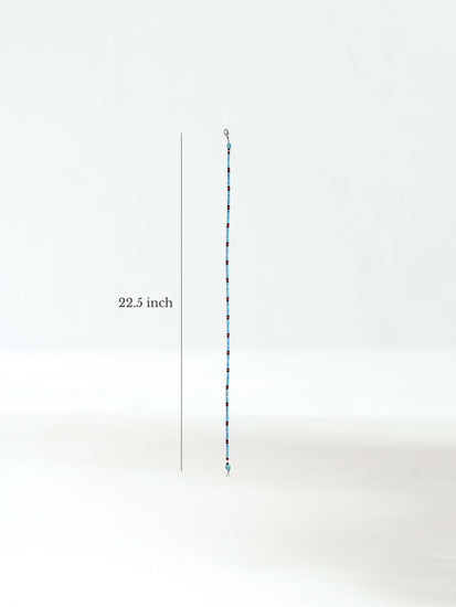 Heishi Collection: Handcrafted Fine Turquoise Necklace Dimension | j0594